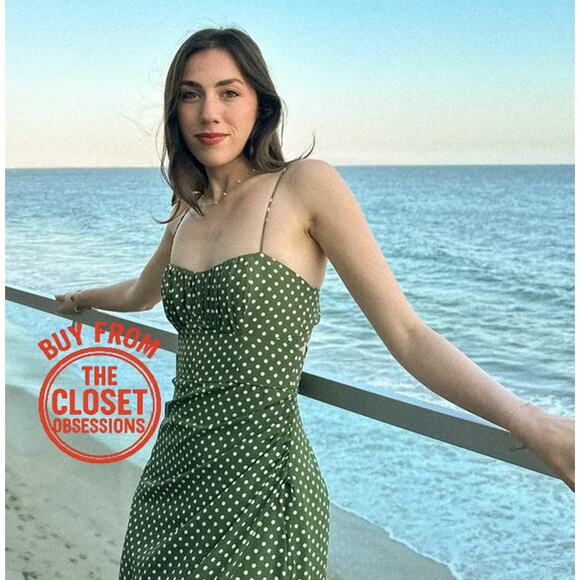 ZARA Blogger Fave Printed Ruched Midi Dress NWT LAST ONE!!! 💚 - Picture 9 of 16